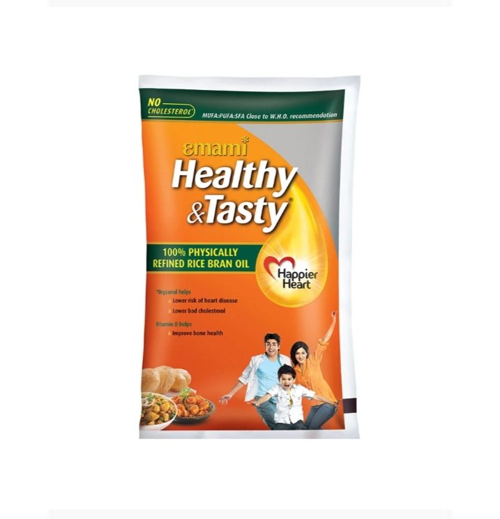 Emami Healthy & Tasty Rice Bran Oil - 1 ltr