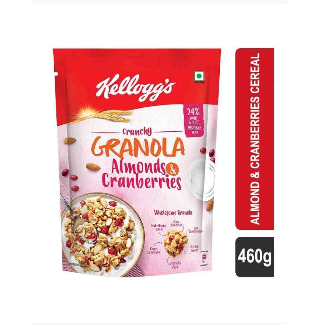 Kellogg's Crunchy Granola, Almonds & Cranberries - 460gm