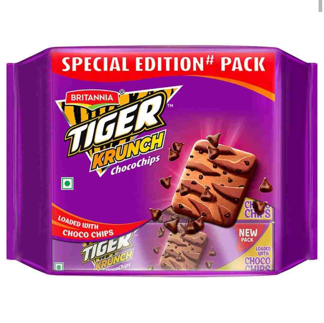 Britannia Tiger Krunch Chocochips Biscuits Combo Pack 400 g