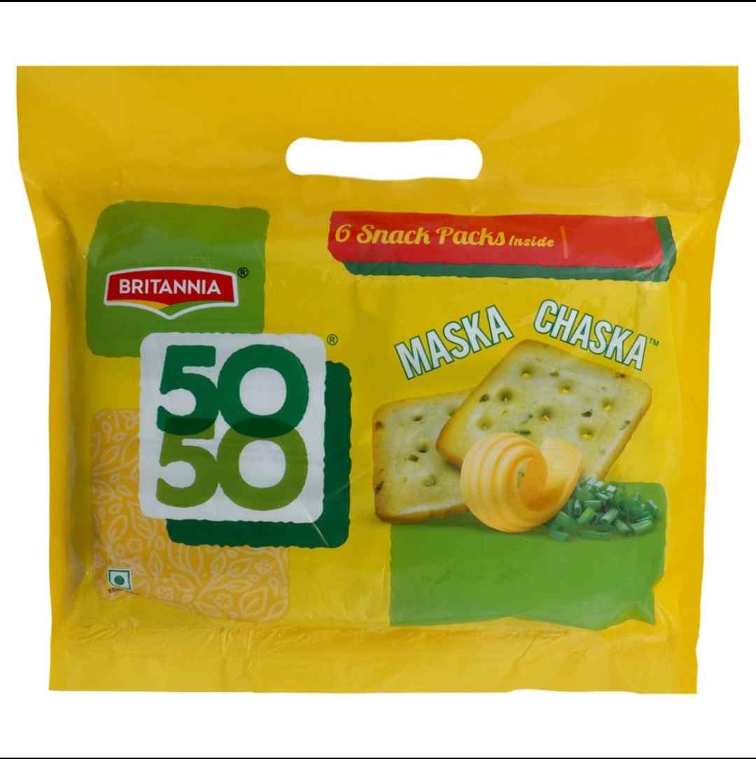 Britannia 50-50 Maska Chaska Biscuits