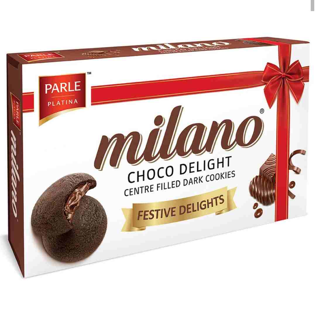 Parle Milano Centre Filled Choco Cookies