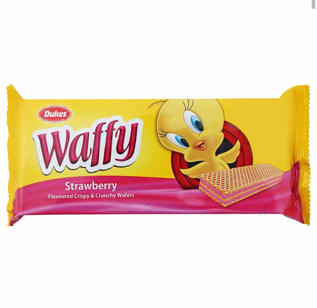 Dukes Waffy Strawberry Wafers 75 g