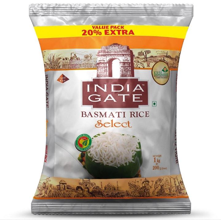 India Gate Basmati Rice Select 1kg