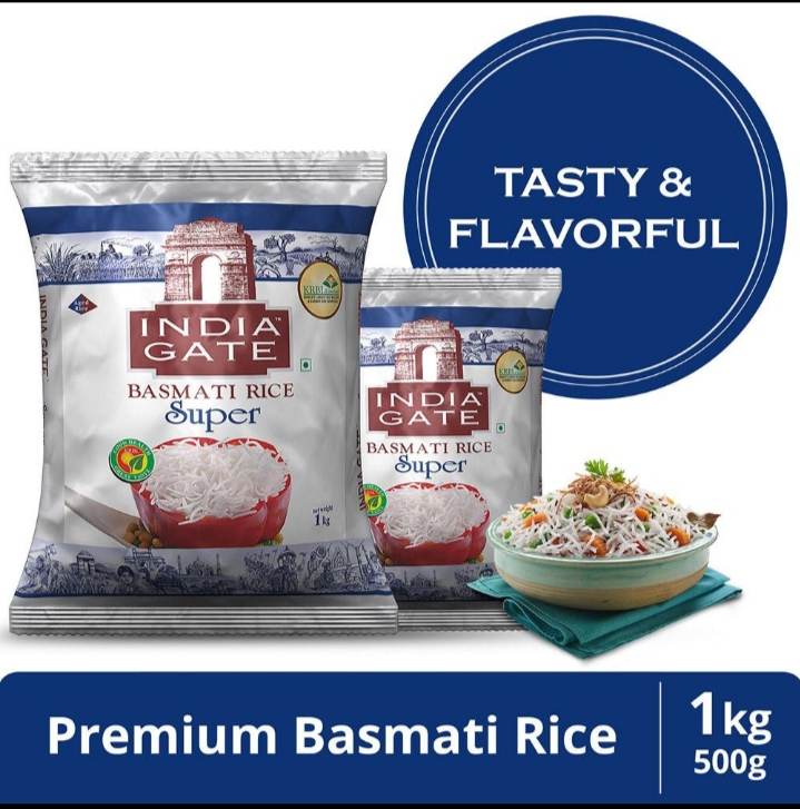 India Gate Basmati Rice Super 1kg