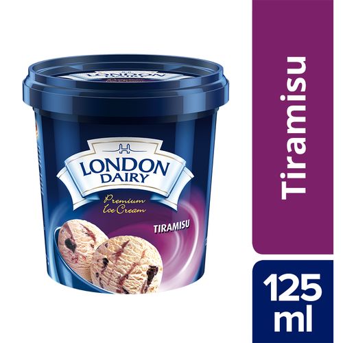 London Dairy Tiramisu Ice Cream 125 Ml,