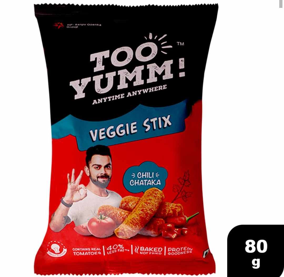 Too Yumm Chili Chatka Veggie Stix 80 g + 10 g