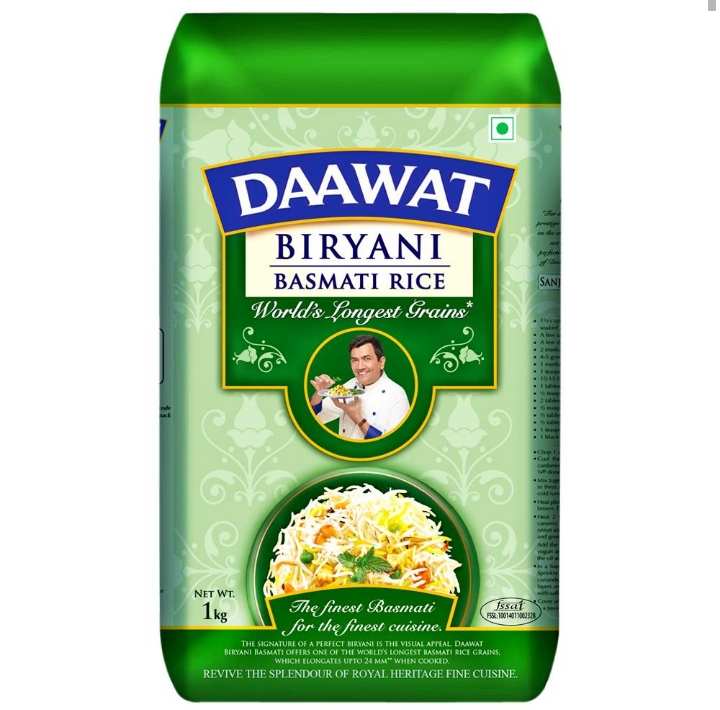 Daawat Biryani Basmati Rice 1Kg
