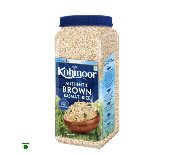 Kohinoor Authentic Brown Basmati Rice 1Kg