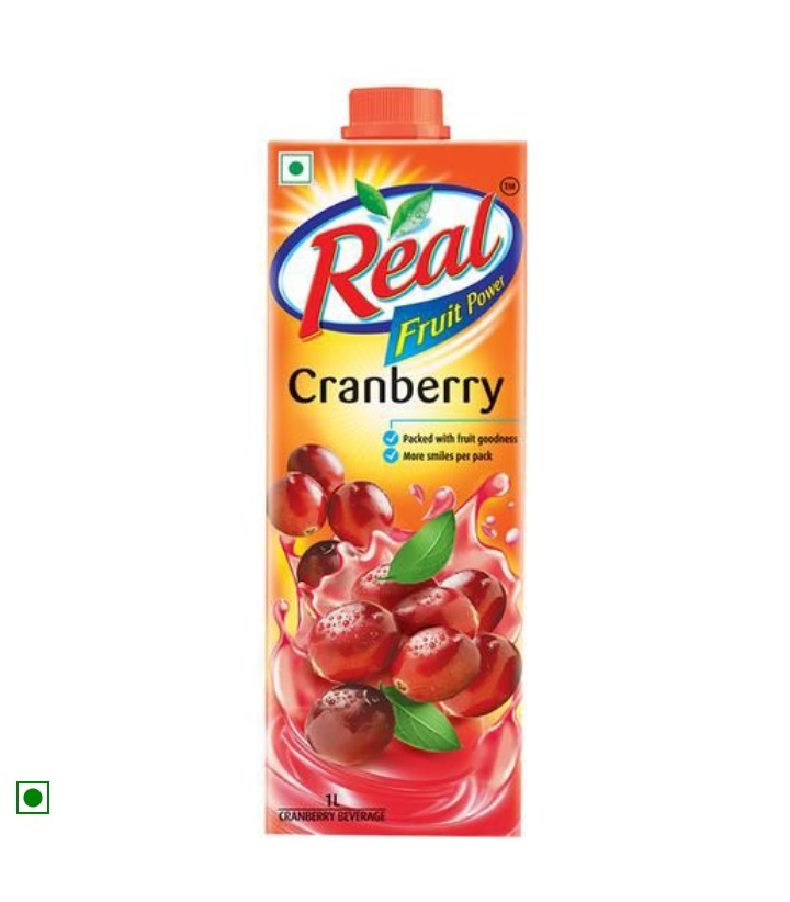 Réal Fruit Power Cranberry Juice 1LTR