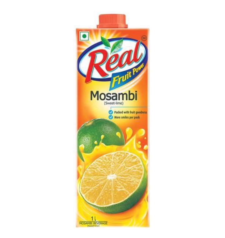 Real Fruit Power Mosambi Juice 1LTR