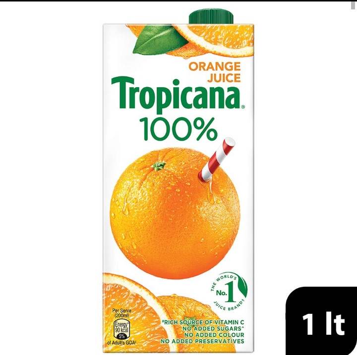 Tropicana 100% Orange Juice 1 L