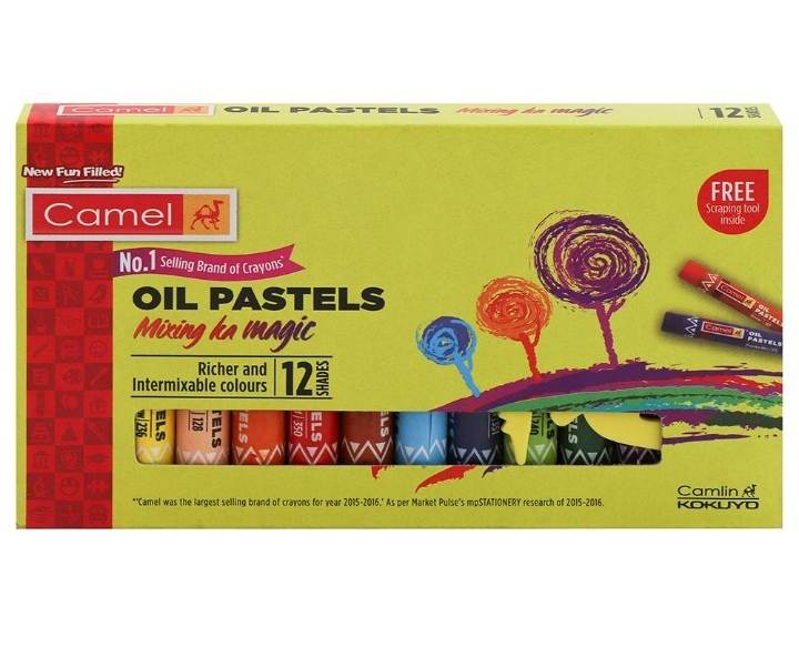 Camlin Oil Pastel Colour (12 Shades) CAMLIN