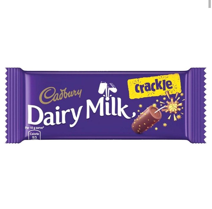 Dairy Milk Crackle Chocolate Bar 36 Gm