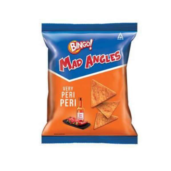 Bingo Mad Angles Chips - Very Peri Peri, 130 g