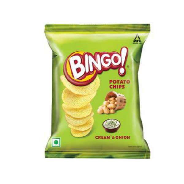 Bingo Potato Chips - Cream & Onion,