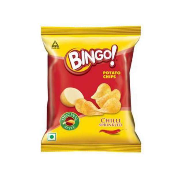 Bingo Original Style Potato Chips - Chilli Sprinkled, 100 g