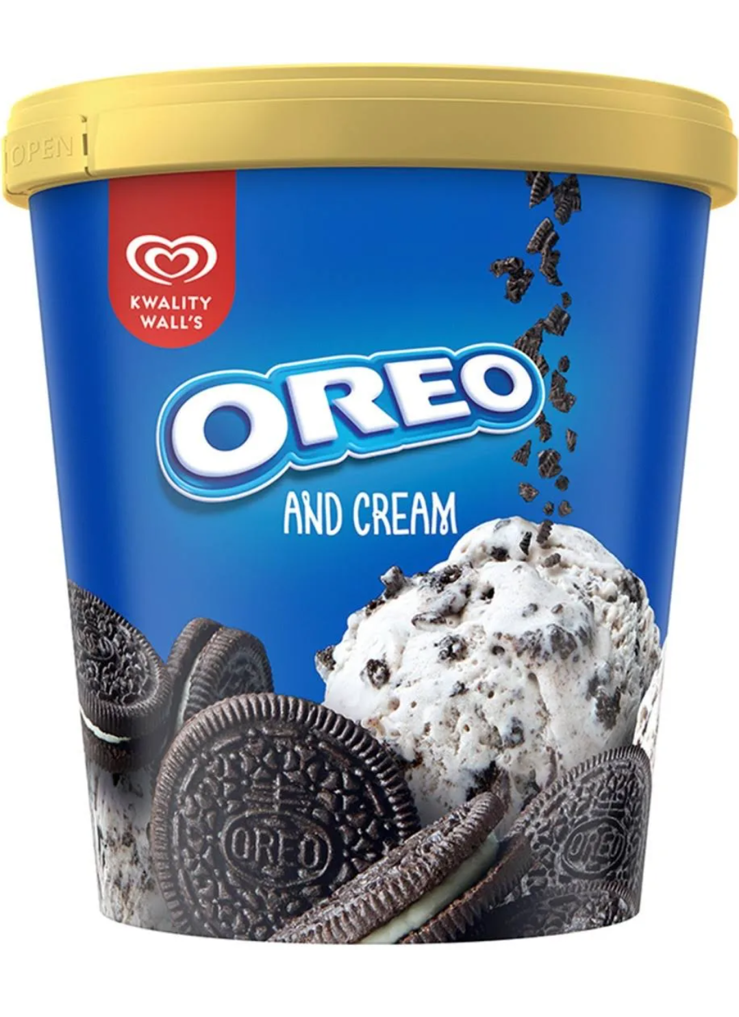 OREO AND CREAM ICECREAM 700ML TUB