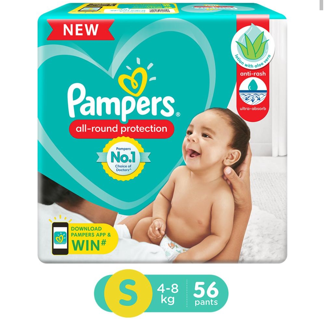 PAMPERS PANTS S 4-8 KG