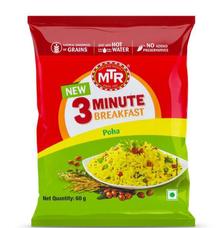 MTR 3 MINUTE BREAKFAST POHA 60G